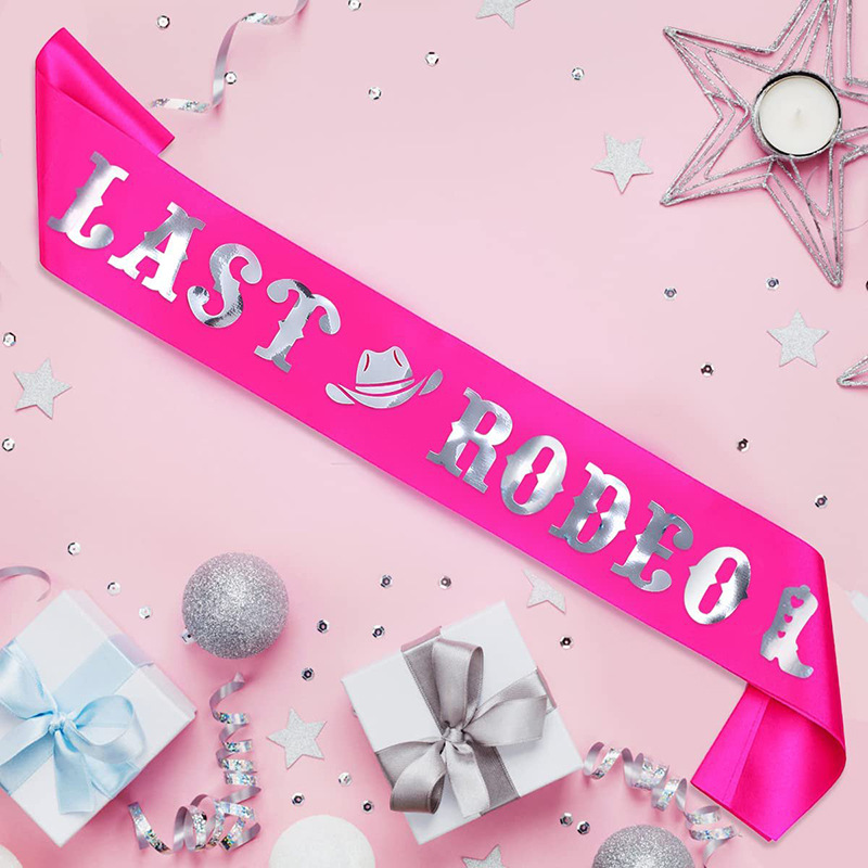 Bride Tribe Sash - 1Pcs 마지막 로데오 새시 독신 파티