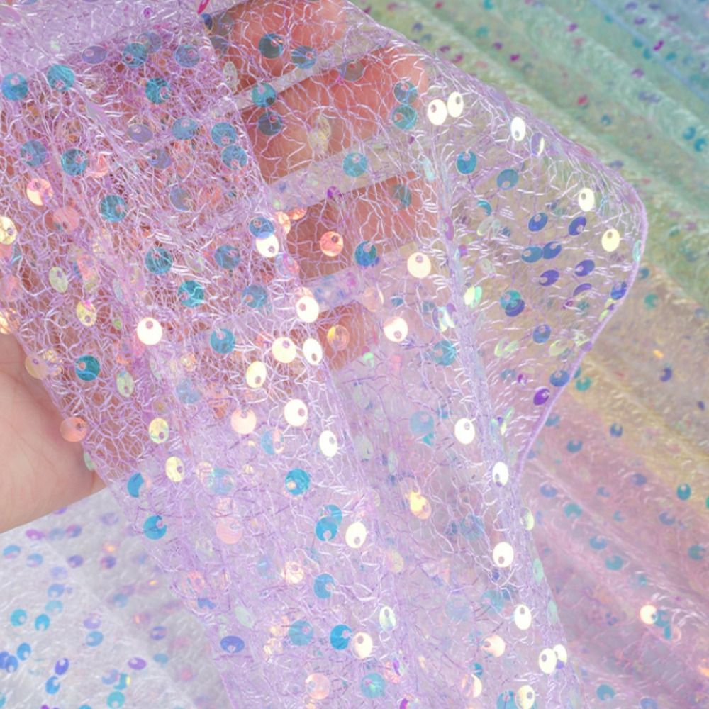 Table Runner Sequin - 반짝이는 무지개빛 스팽글 테이블 러너, 확장형