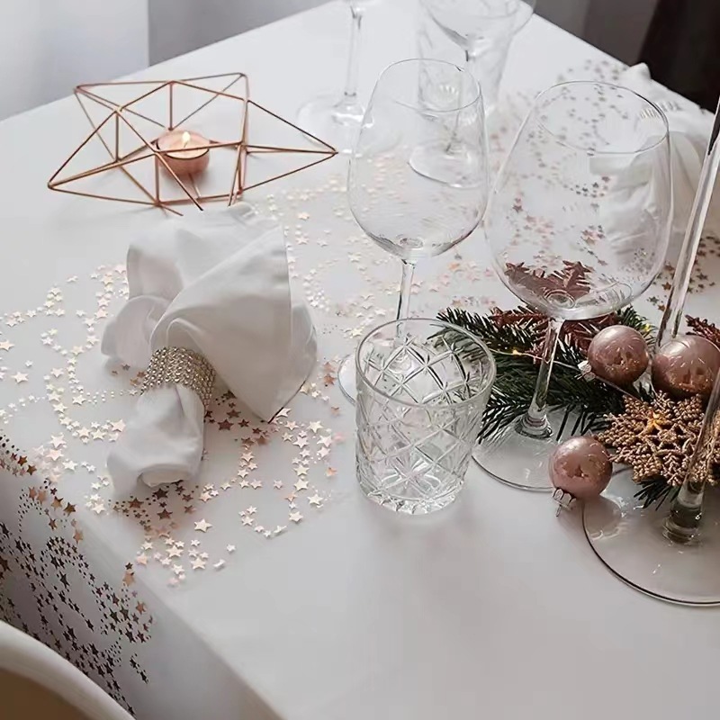 파티 테이블 러너 폴리에스터 섬유 반짝이는 메탈릭 골드 - Table Runner Sequin 리뷰 및 가격
