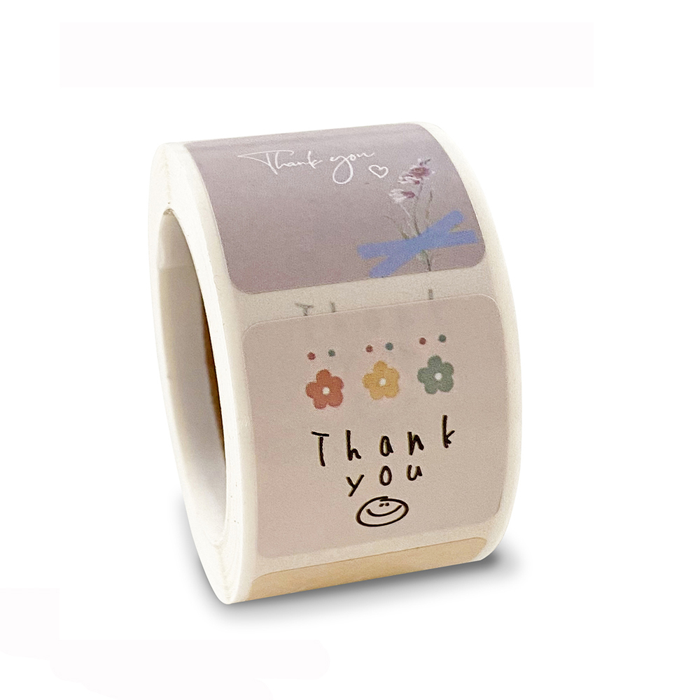 50-300pcs 귀여운 만화 꽃 감사 스티커 휴일/생 - Wedding Sutra 리뷰 및 가격