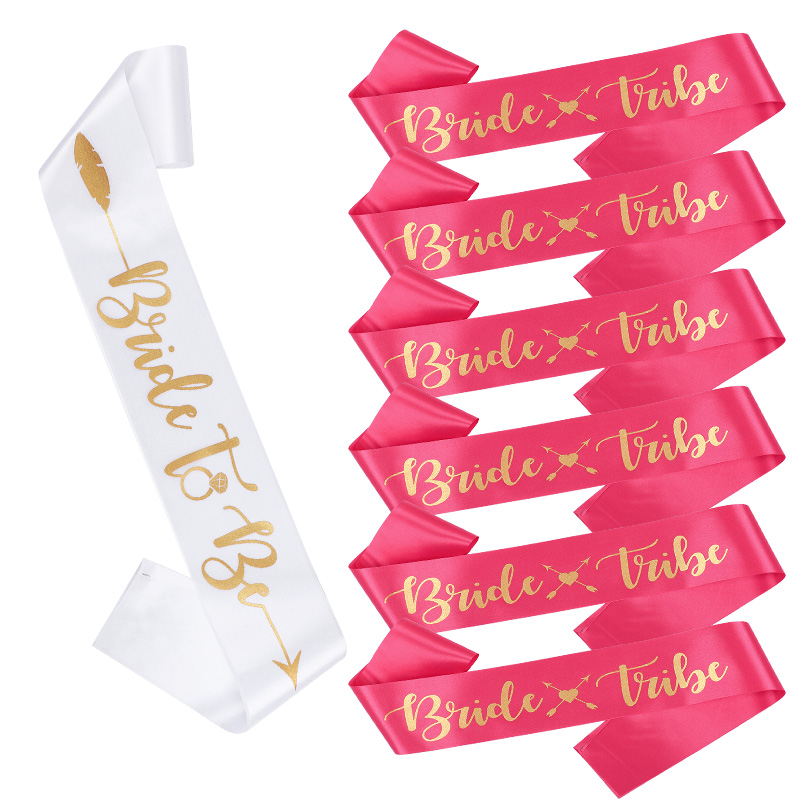 신부 부족 신부 들러리 새시 신부 샤워 장식 세트 결혼 - Bride Tribe Sash 리뷰 및 가격