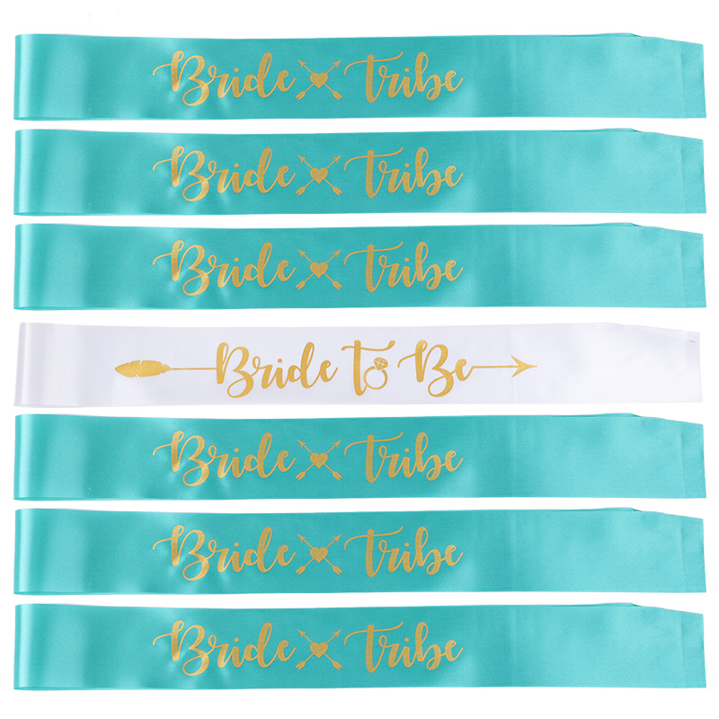 1 세트 신부는 결혼식을위한 신부 부족 새시가 될 것입 - Bride Tribe Sash 리뷰 및 가격