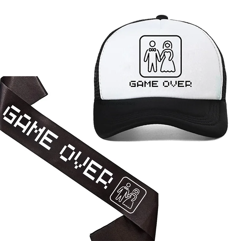 신랑 예비 신랑 사시 게임오버 모자, 처녀 파티, 남자 - Bride Tribe Sash 리뷰 및 가격