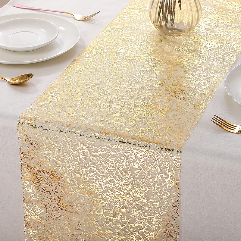 금속 골드 핑크 테이블 러너, 스팽글 호일 글리터 메쉬 - Table Runner Sequin 리뷰 및 가격