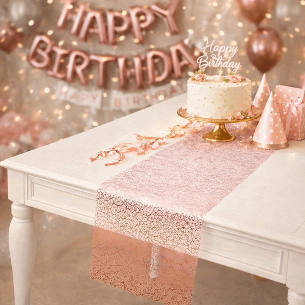 반짝이는 글리터 테이블 러너 직사각형 카오티크 패턴 테 - Table Runner Sequin 리뷰 및 가격